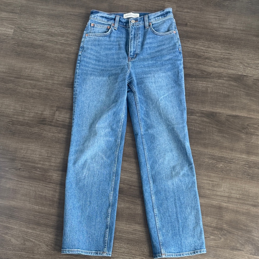 Aritzia Arlo High-Rise Straight Leg Jeans